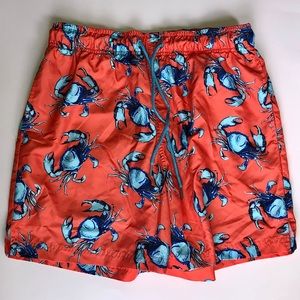 Crab 🦀 Mens Swimming Trunks